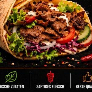 Griechisches Brot Döner